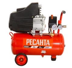 Компрессор масляный с прямым приводом РЕСАНТА КП-24/260М 74/7/3